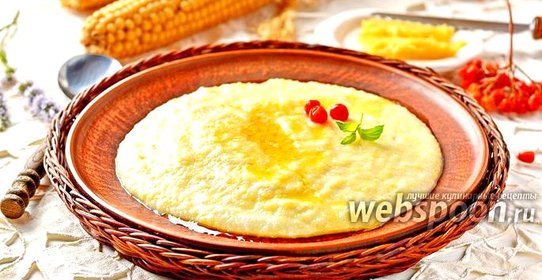 Кукурузная каша на молоке