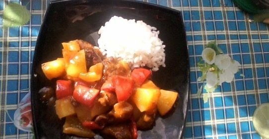 Куриная грудка в кисло-сладком соусе