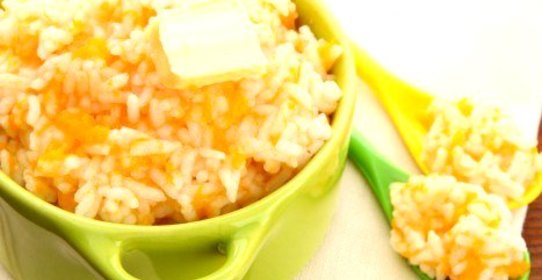 Тыквенная каша с рисом и орехами