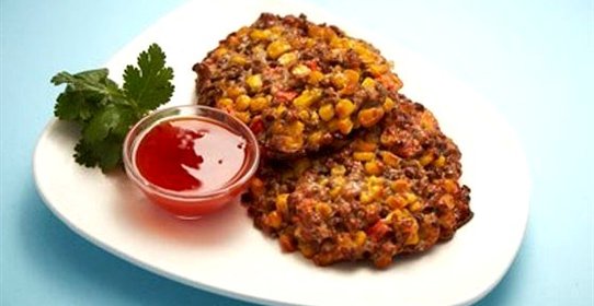 Печенье из чечевицы и овощей