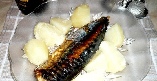 Скумбрия жареная натуральная