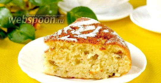 Яблочный манник в мультиварке