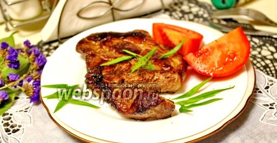 Стейк из свиной шеи