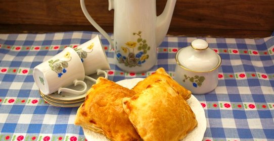 Пирожки с лесными грибами