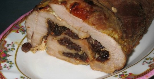 Мясной рулет из свинины