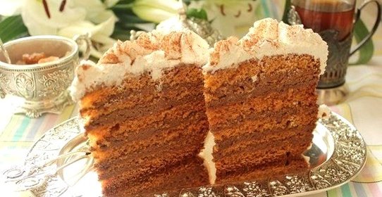 Медовик в мультиварке