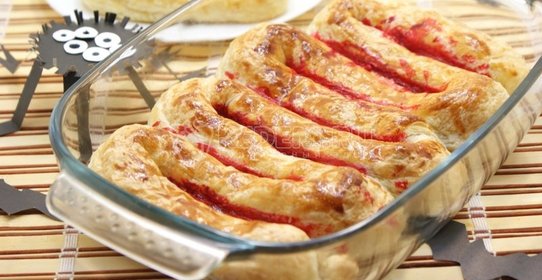 Пирог на Хэллоуин «Кишки»