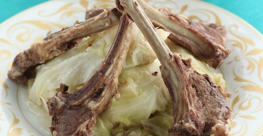 Баранье рагу с капустой