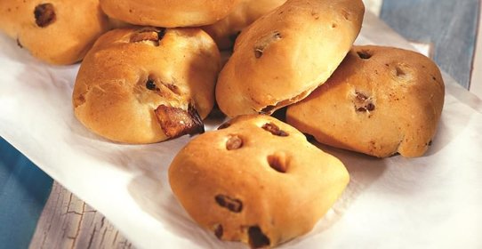 Булочки со шкварками