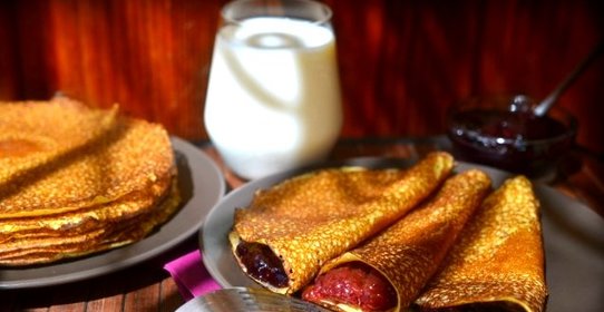 Блинчики из кукурузной муки