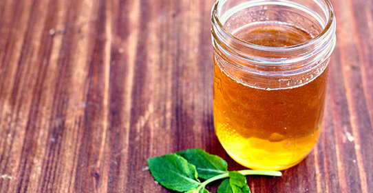 Медовый сироп с мятой