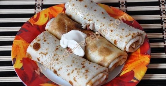 Блинчики с бананами