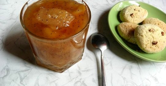 Грушевое варенье с маком
