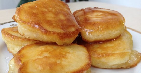 Оладьи на простокваше без дрожжей