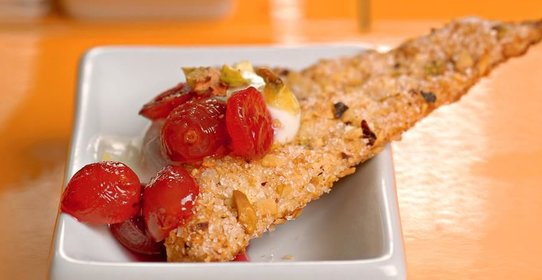 Фисташковые хрустики с виноградным вареньем