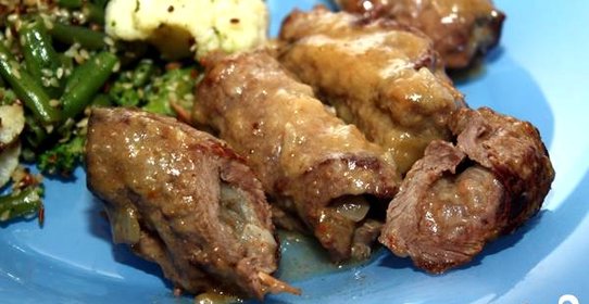 Зразы из говядины по-варшавски