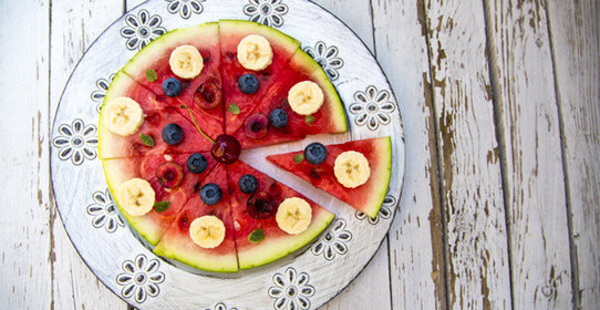 Арбузная «пицца»