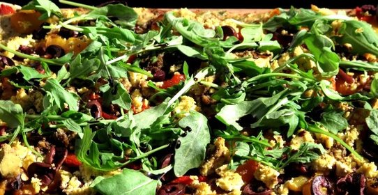 Пицца с баклажанами