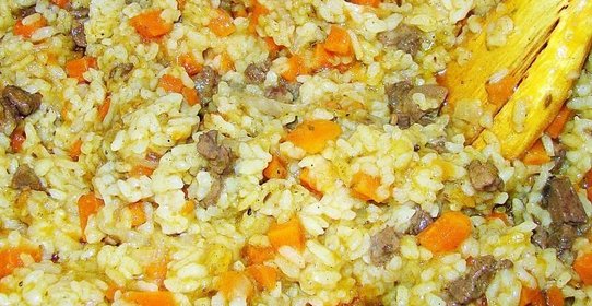 Плов из говядины