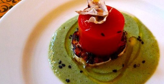 Заправка из баклажанов и кориандра