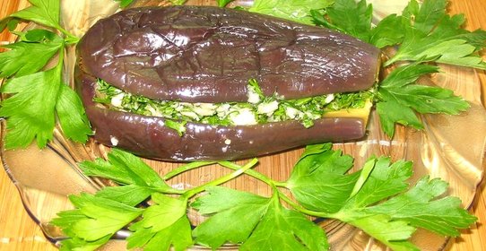 Маринованные баклажаны по - грузински