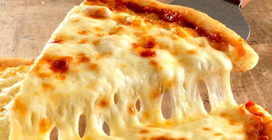 Пицца с плавленым сыром