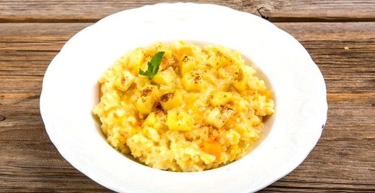 Каша из булгура на молоке