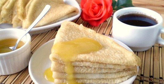 Вегетарианские блины без яиц