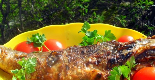 Горбуша в жировой сетке