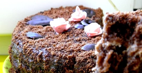 Вегетарианский бисквит без яиц