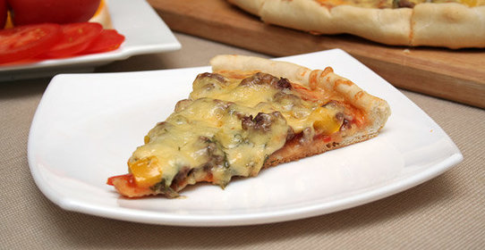 Пицца с фаршем «по-домашнему»