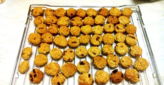 Соленое овсяное печенье