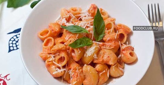 Паста со сливочным соусом