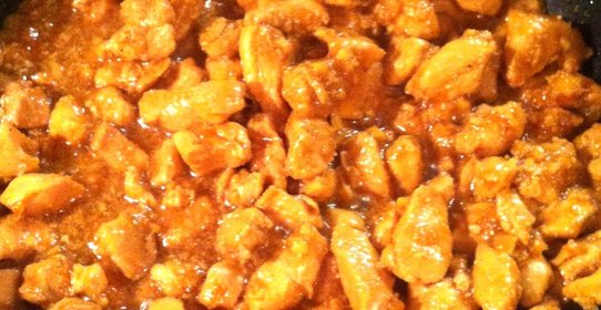 Курица по‑восточному с медом и имбирем