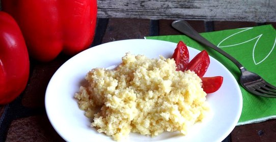 Пшенная каша на воде в мультиварке