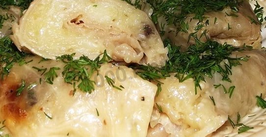 Голубцы с картошкой