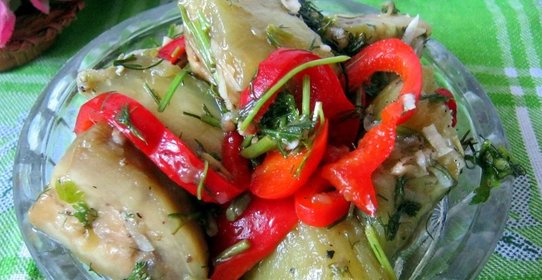 Маринованные баклажаны по-одесски