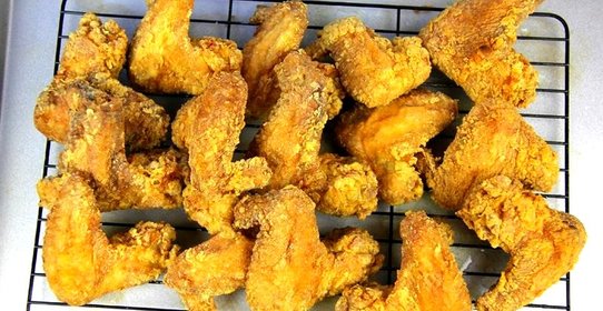Жареные куриные крылышки