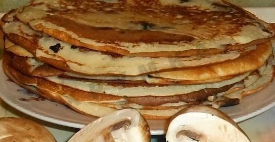 Блины теремок с припеком