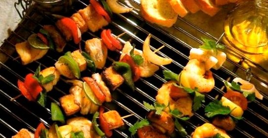 Шашлык из палтуса