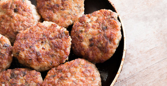 Котлеты из свиного и говяжьего фарша