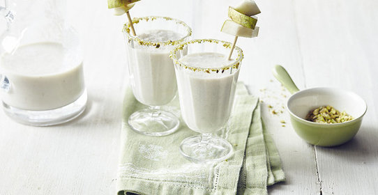 Молочно-фисташковый коктейль