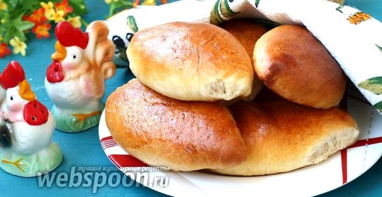 Пирожки с капустой печёные