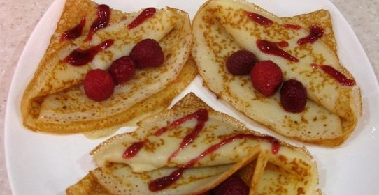 Блины на молоке и кефире