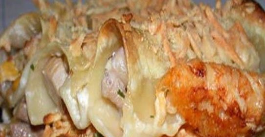 Каннеллони с курицей