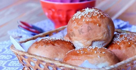 Домашние булочки для гамбургеров