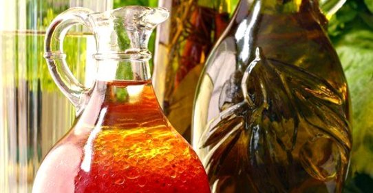 Малиновый винегрет с виноградным маслом