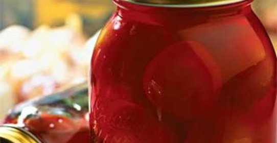 Салат Помидоры, маринованные со свеклой