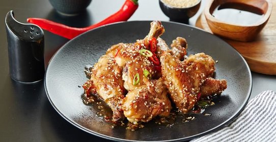 Куриные бедрышки в кисло-сладком маринаде