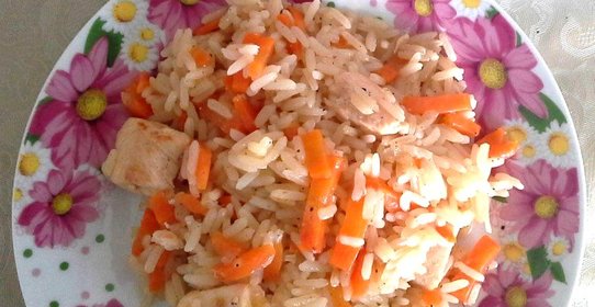 Рассыпчатый плов с курицей